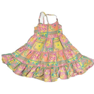 Etta Vee Girls Pink | Yellow Dress size: 4T